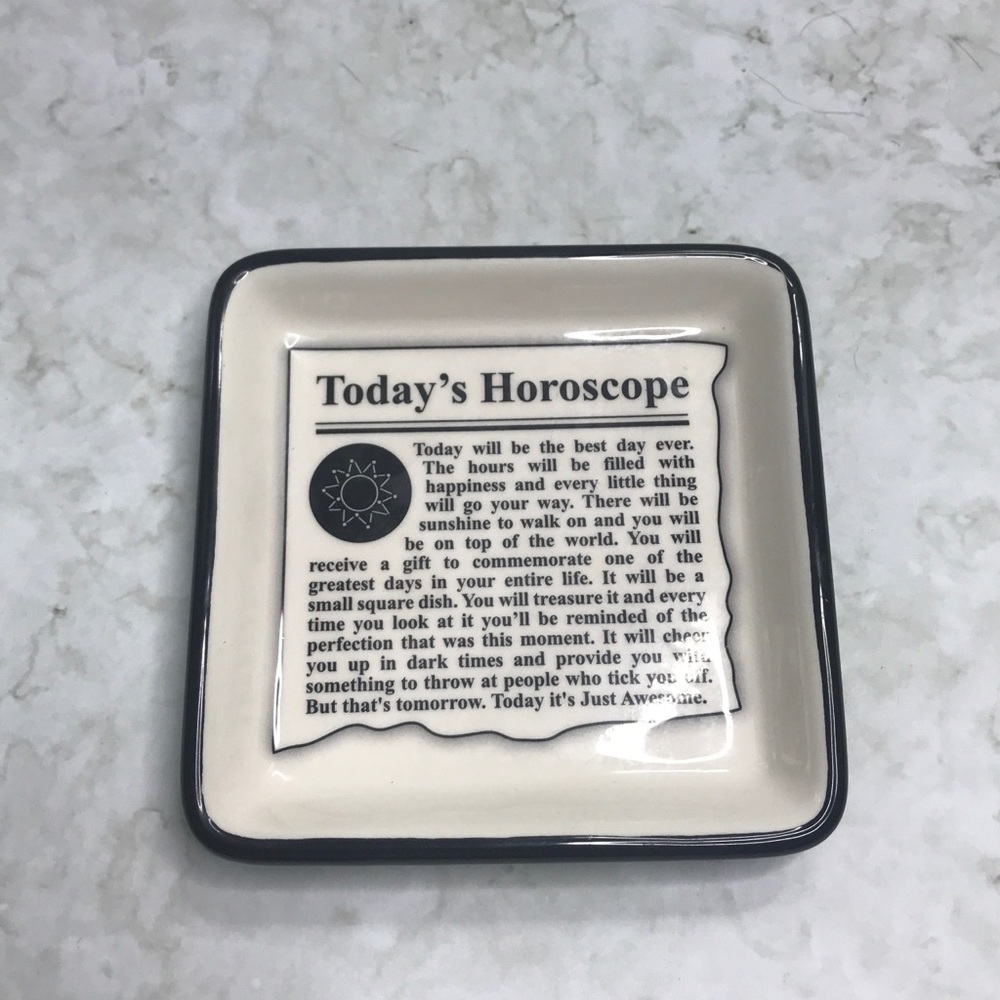Urban Outfitters Horoscope Trinket Tray Dish